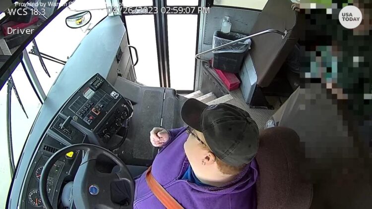 Heroic teen grabs wheel, stops Michigan school bus after driver passes out mid-route