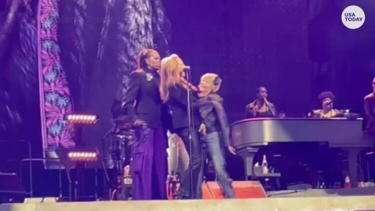 Michelle Obama steals the show at Bruce Springsteen concert in Barcelona