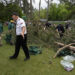 Storms bring down trees, bring play to halt at the Masters
