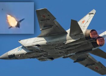 MiG-31 Foxbat Bursts Into Flames Before Crashing In Russia