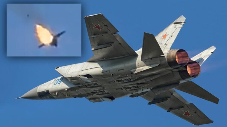 MiG-31 Foxbat Bursts Into Flames Before Crashing In Russia