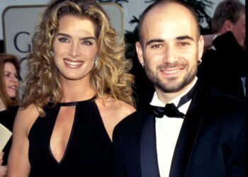Brooke Shields says she spent ‘years’ attempting to replace the trophies ex Andre Agassi smashed after watching her ‘Friends’ episode taping