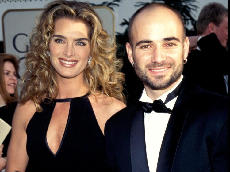 Brooke Shields says she spent ‘years’ attempting to replace the trophies ex Andre Agassi smashed after watching her ‘Friends’ episode taping