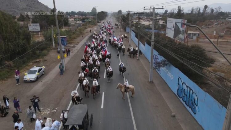 Pilgrims in Chile celebrate Cuasimodo festival