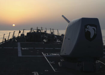 US sails warship through Taiwan Strait after China’s drills