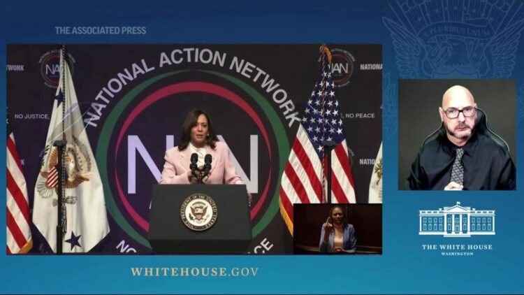 Harris takes aim at NRA in NYC speech