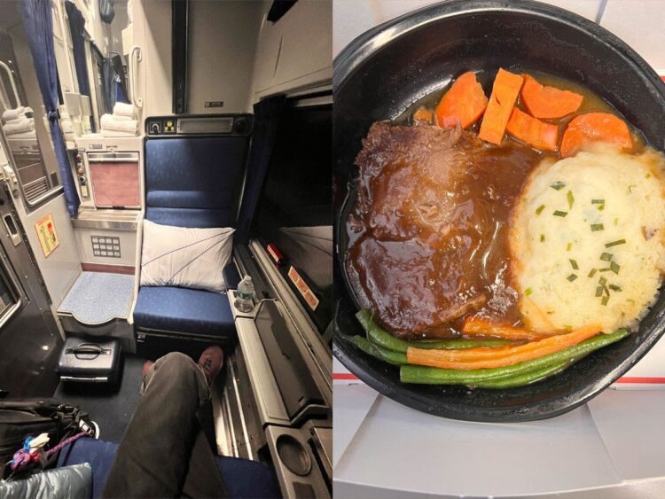 I upgraded my Amtrak seat to a 23-square-foot roomette for just $110. Here’s what my 15-hour train ride was like.