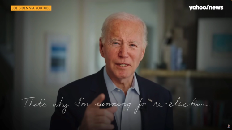 Biden announces run for reelection