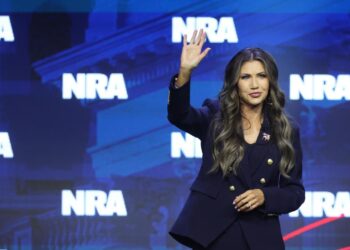 South Dakota governor says her two-year-old grandchild has several guns