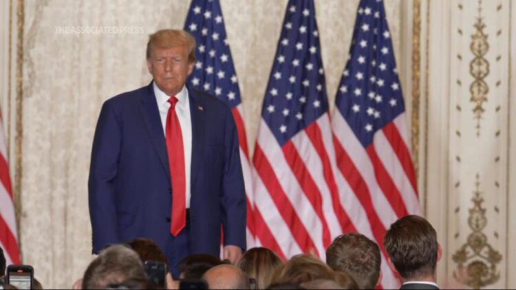 Trump defiant, after indictments, in Florida speech