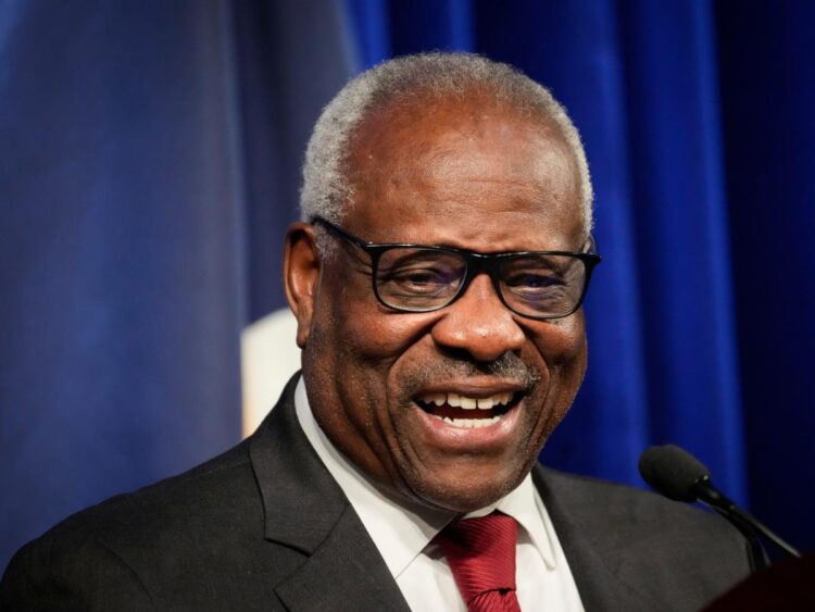 Clarence Thomas inspires pizza chain promo deal that made ‘every pie on sale, just like’ the Supreme Court Justice following report he accepted vacations from GOP donor