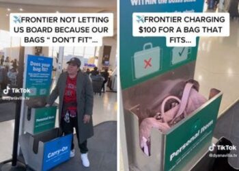 An airline passenger said she was barred from boarding her flight after a baggage dispute, and documented the saga in a 25-video TikTok series that divided viewers