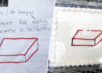 Costco took this man’s cake order way too literally and the result is hilarious