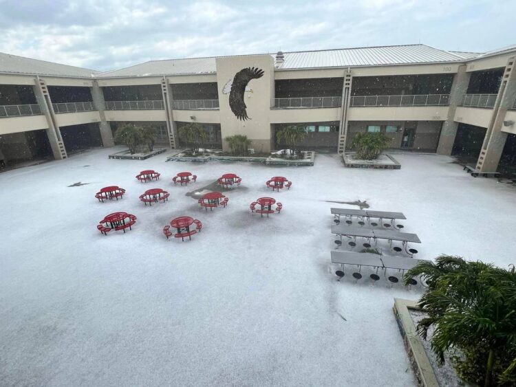 See photos, videos of destructive hail pounding cars and homes across Florida