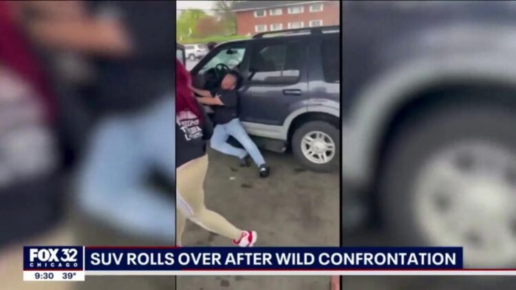 Chicago woman charged after seen dragging boyfriend with car, flipping vehicle over after crash: Police