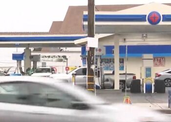 Dozens break into Compton gas station in chaotic melee after street takeover nearby