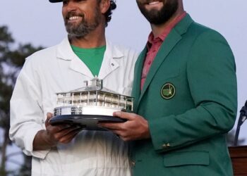 Jon Rahm’s caddie basks in glow of Masters win after Sunday rally