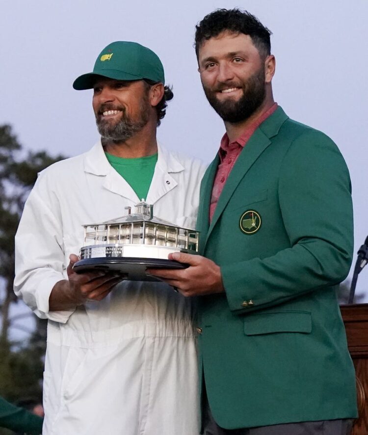 Jon Rahm’s caddie basks in glow of Masters win after Sunday rally