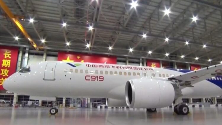 China accused of spying to create passenger jet