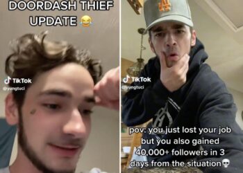 A DoorDash driver confronted a woman for falsely claiming her order never arrived — but the viral TikTok saga got him kicked off the platform