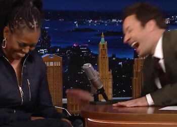 Michelle Obama’s Jab At Donald Trump Has Jimmy Fallon In Stitches