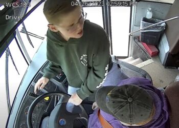 A Michigan 7th grader pulled off the heroic act of stopping a school bus carrying around 66 students after his bus driver lost consciousness at the wheel