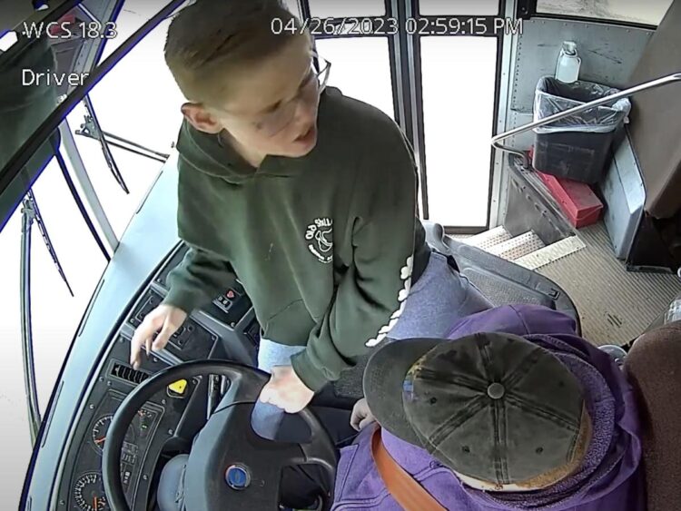 A Michigan 7th grader pulled off the heroic act of stopping a school bus carrying around 66 students after his bus driver lost consciousness at the wheel