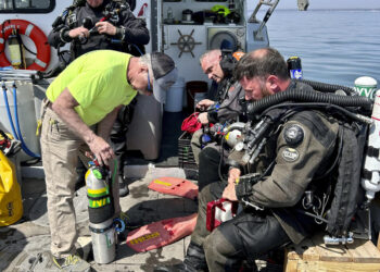 Wreckage of submarine found by divers in Long Island Sound