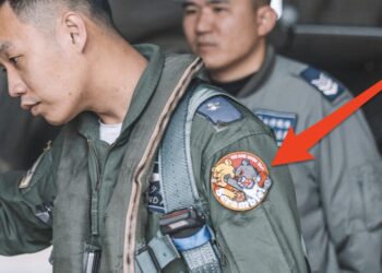 Photo catches Taiwan pilot with a patch of Winnie the Pooh getting punched in the face — a jab at China’s Xi as Beijing ups the pressure