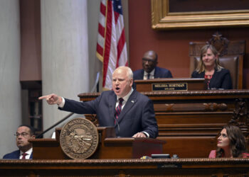 Minnesota Gov. Walz draws sharp contrasts with red states