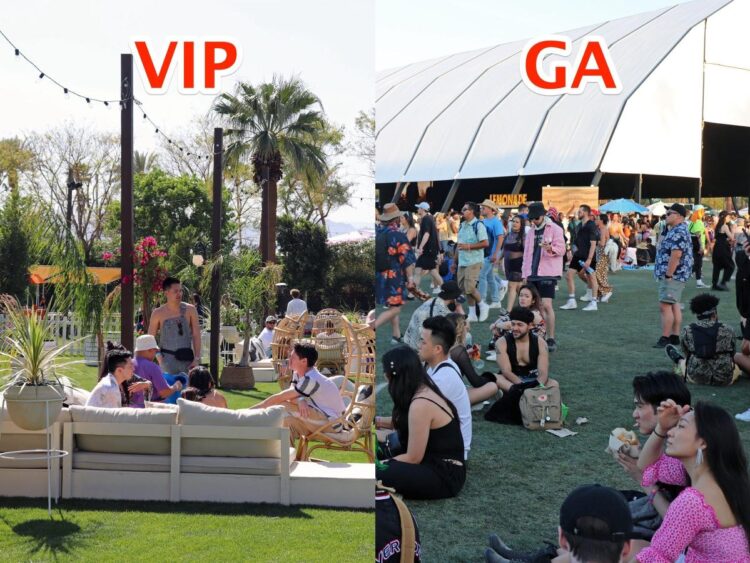 Stunning photos of VIP Coachella events show how the real fun is out of reach for most festivalgoers