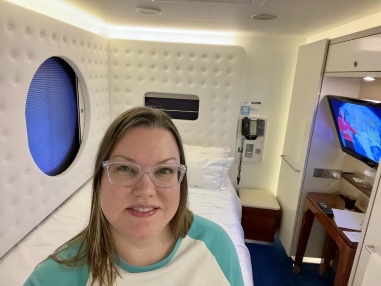 I spent 5 nights in a 100-square-foot room designed for solo cruisers. Take a look inside the futuristic studio.