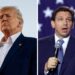 Trump’s camp is trying to force Ron DeSantis to resign and formally declare a 2024 run, accusing the governor of ‘taxpayer-funded globetrotting’