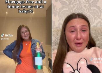 A 21-year-old influencer who announced she just bought a house tearfully addressed backlash about not having a ‘real job’: ‘I do actually work’