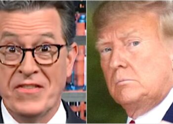Stephen Colbert’s White-Power Zinger Of Donald Trump In Prison Is A Keeper