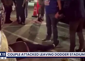 Video shows older man beaten in Dodger Stadium parking lot after Elton John concert