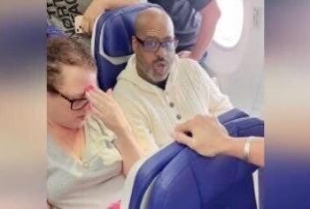 Irate passenger goes on angry mid-air rant over crying infant, screamed he was in a ‘tin can’ with a baby