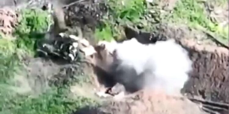 ‘Magyar Birds’ shock Russian occupiers by flying explosive drone directly into their dugout