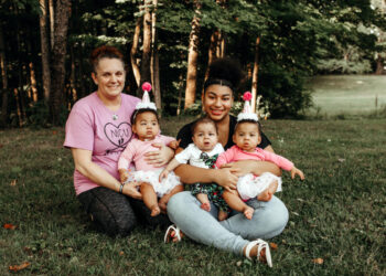 Teen mom with triplets was all on her own. Then her NICU nurse adopted her