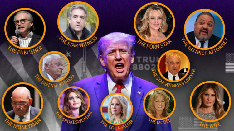 Here are the key players in the Trump hush money case
