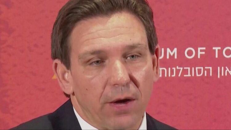 Ron DeSantis calls Disney's lawsuit against him "political"