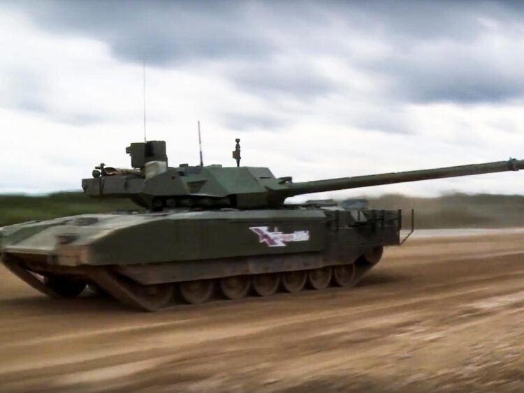 Russia’s best tanks are in Ukraine, Russian state media says, but they’re not assaulting Kyiv’s forces, just shooting at them from a distance