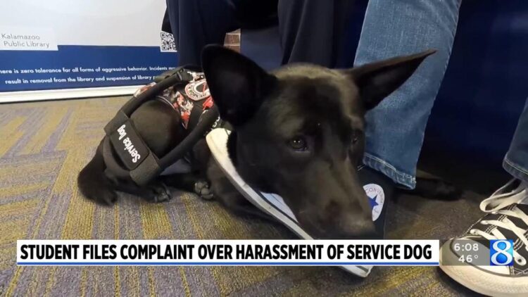 Student files federal complaint over harassment of service dog at Michigan school