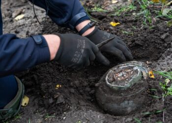 Soldiers in Ukraine report using everything from nearby dead animals, fiberglass rods, and ropes and hooks to identify and detonate Russian land mines
