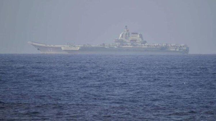 China sends warships and aircraft around Taiwan for second day
