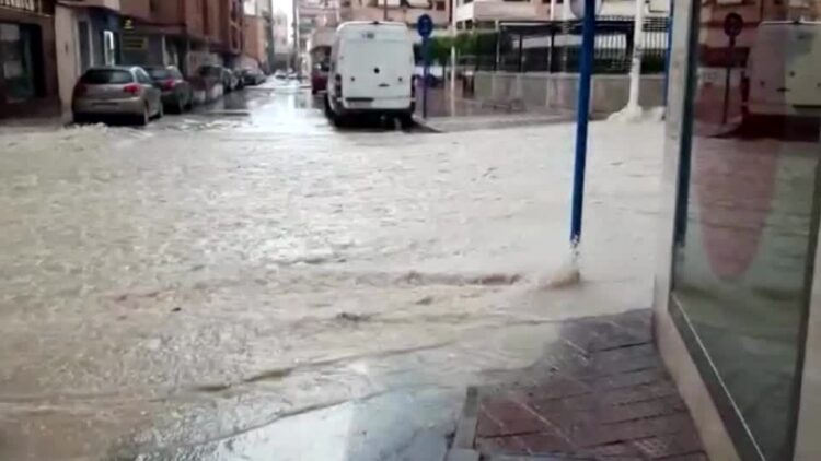 Driver swept away by floodwaters in Spain
