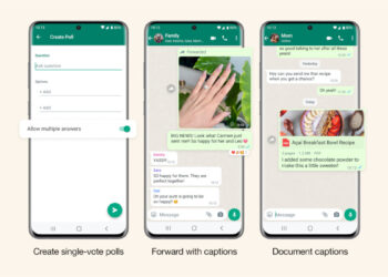 WhatsApp launches new features for polls and captions