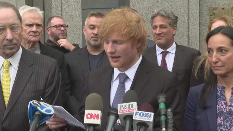 ‘Very happy’ Ed Sheeran wins US copyright trial