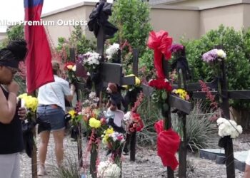 Texas town in 'shock and grieving together' after shooting at mall leaves eight dead
