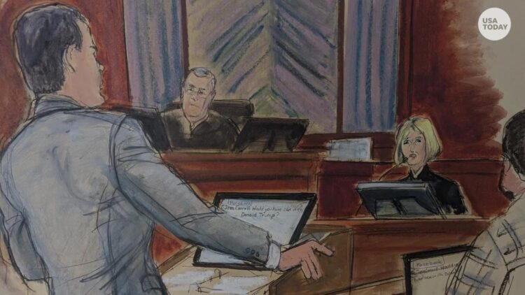 Former President Donald Trump's deposition from E. Jean Carroll case shown to jurors